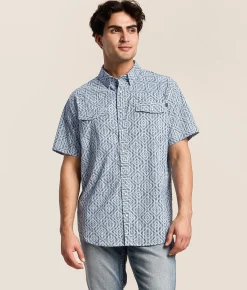 Rock & Roll Denim Koe TEK Stretch Shirt Blue Clearance