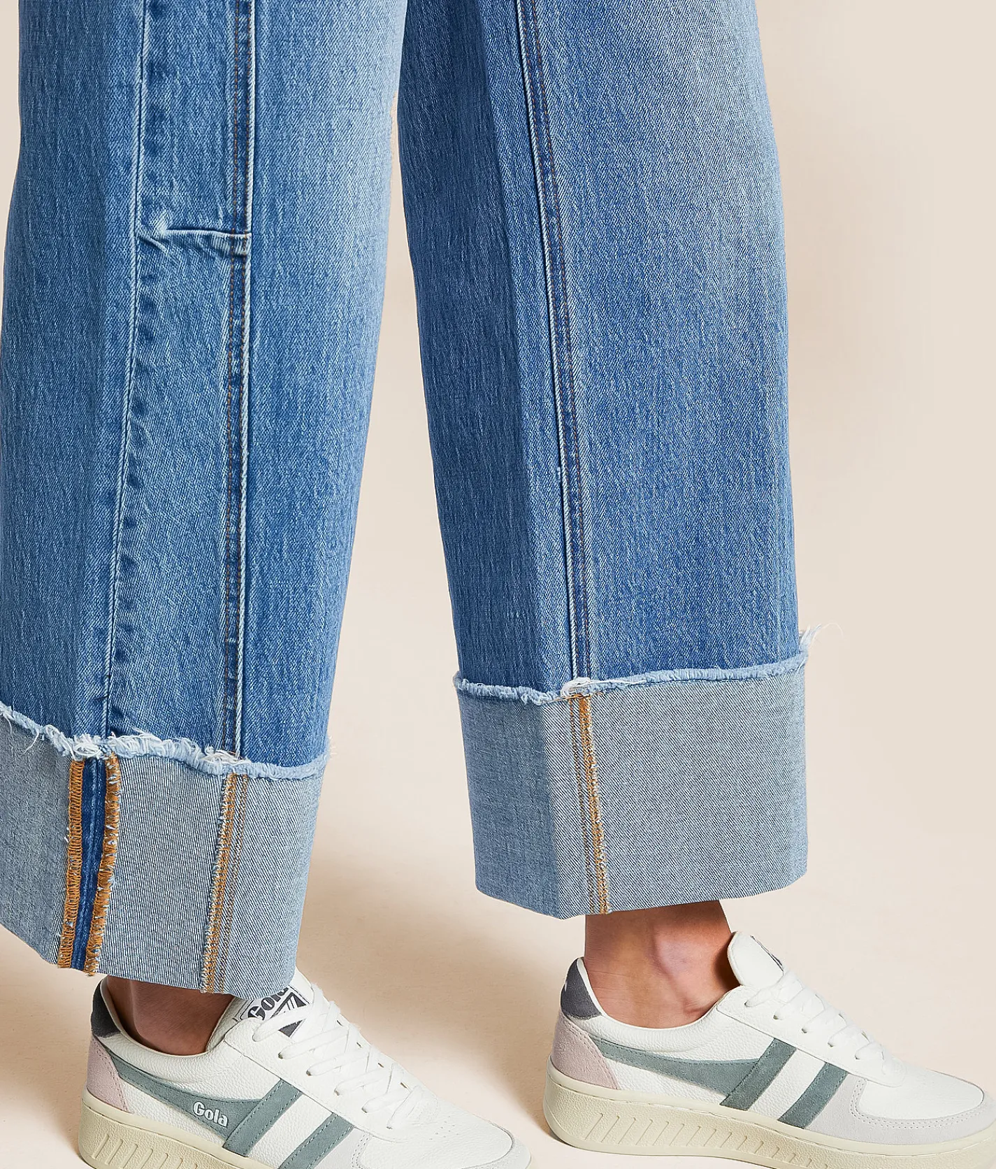 VERVET by Flying Monkey Kris Baggy Cropped Wide Leg Jean Gratifies Outlet