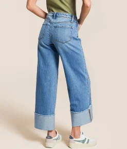VERVET by Flying Monkey Kris Baggy Cropped Wide Leg Jean Gratifies Outlet