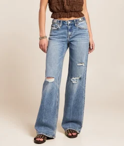 Bottoms | VERVET by Flying Monkey Kris Baggy Low Rise Stretch Jean Nifty