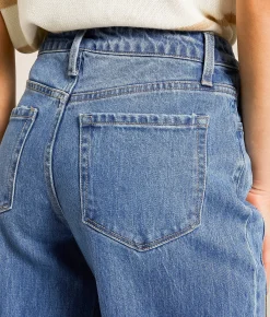VERVET by Flying Monkey Kris Baggy Wide Leg Cuffed Jean Vibrance Best