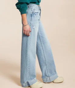 Jeans|Bottoms | VERVET by Flying Monkey Kris Baggy Wide Leg Jean Jubilant