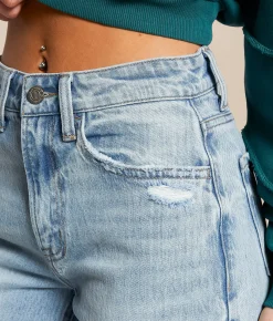 Jeans|Bottoms | VERVET by Flying Monkey Kris Baggy Wide Leg Jean Jubilant