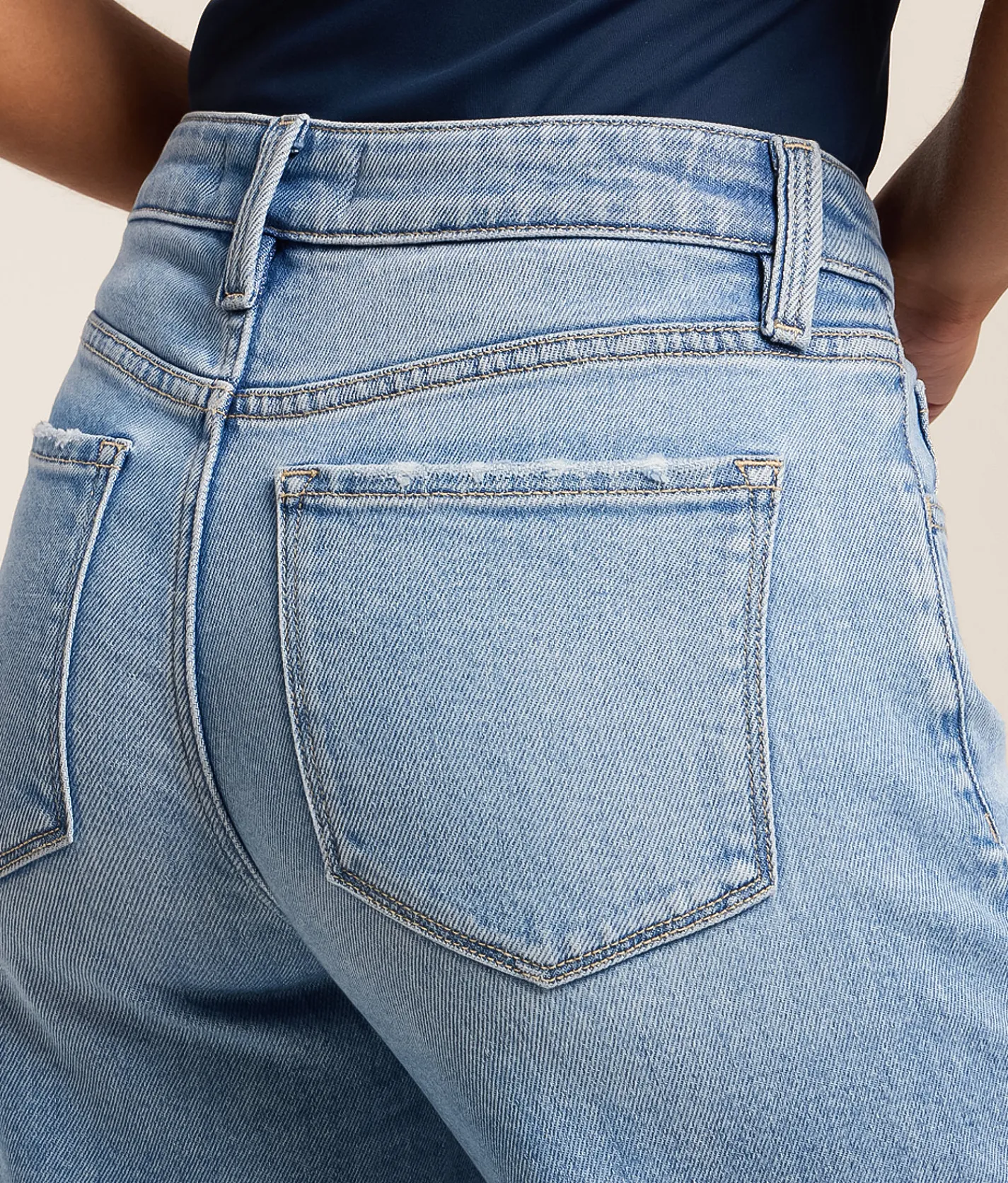 VERVET by Flying Monkey Kris Baggy Wide Leg Stretch Jean Energetic Discount