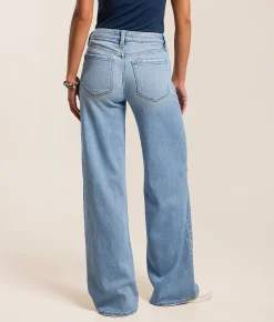 VERVET by Flying Monkey Kris Baggy Wide Leg Stretch Jean Energetic Discount