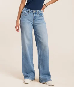 Bottoms | VERVET by Flying Monkey Kris Baggy Wide Leg Stretch Jean Energetic