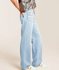 VERVET by Flying Monkey Kris High Rise Baggy Taper Jean Gloaming