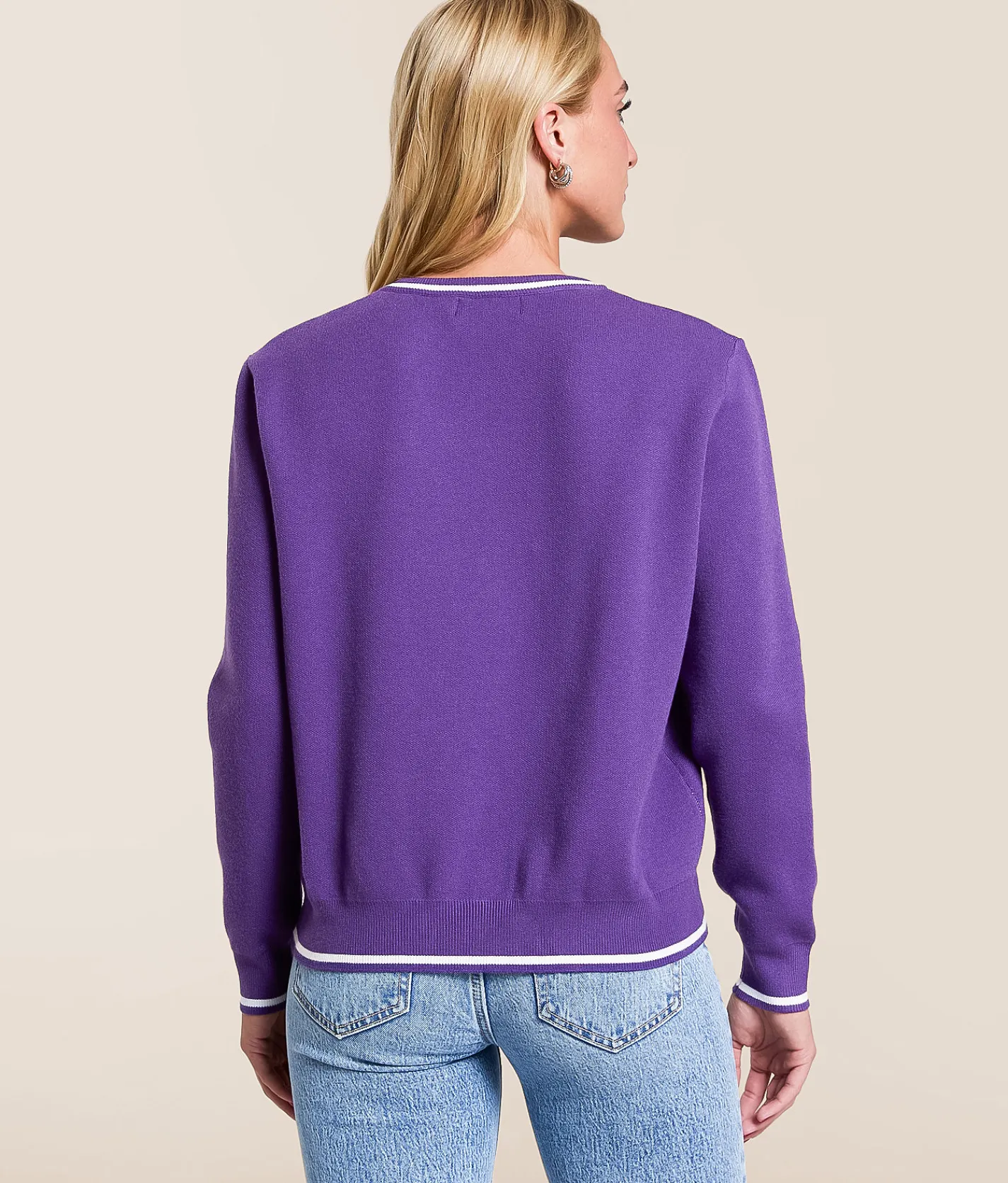 Gameday SOCIAL® K-State Sweater Purple
