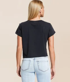 Gameday SOCIAL® K-State Wildcats Cropped T-Shirt Black Online