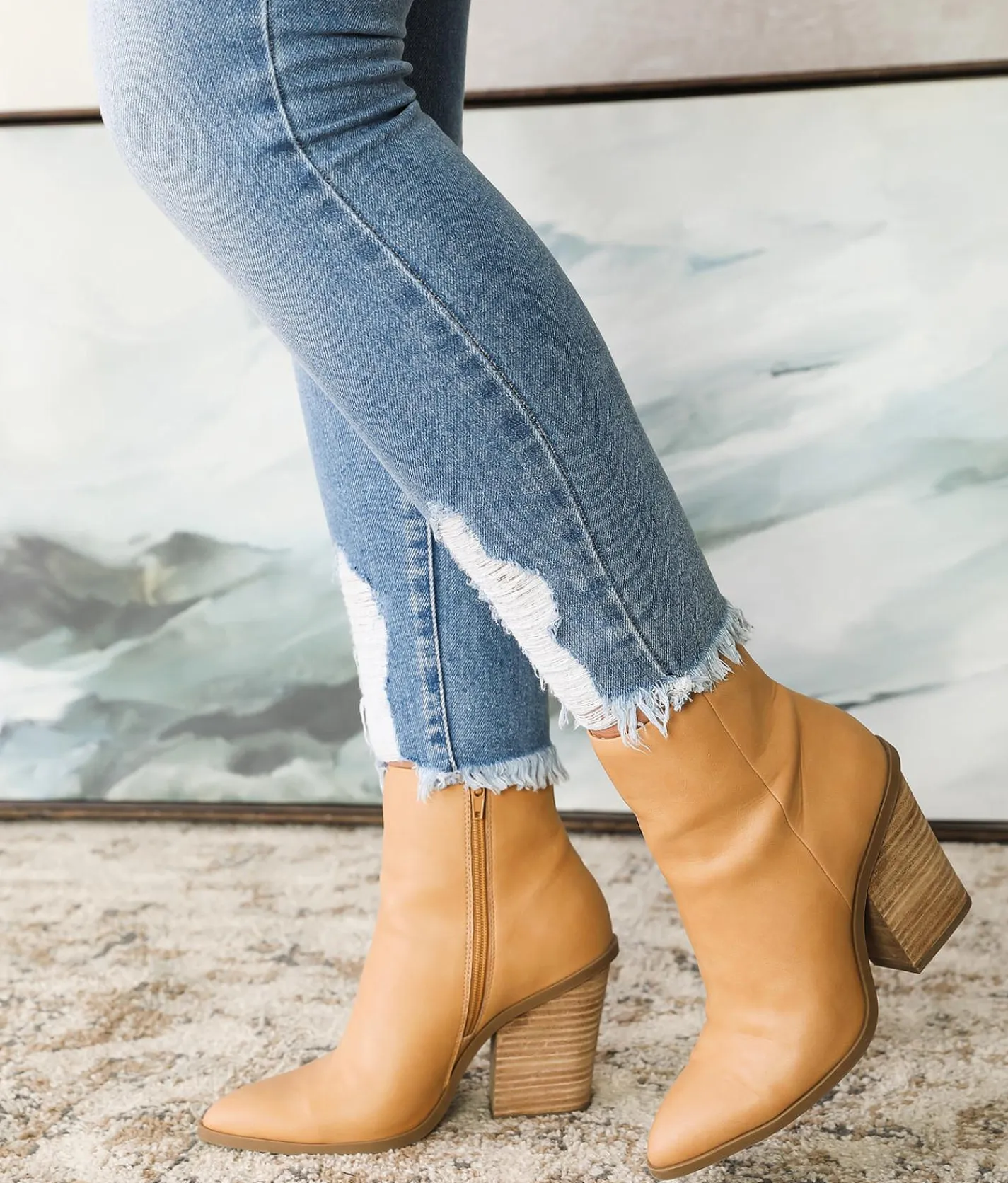 KanCan Signature Kurvy Mid-Rise Ankle Skinny Jean Stella Hot