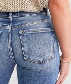 Jeans|Bottoms | KanCan Signature Kurvy Mid-Rise Flare Stretch Jean Sandy