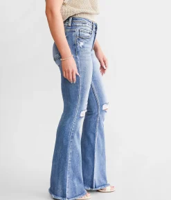 Jeans|Bottoms | KanCan Signature Kurvy Mid-Rise Flare Stretch Jean Sandy