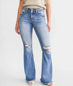 Jeans|Bottoms | KanCan Signature Kurvy Mid-Rise Flare Stretch Jean Sandy