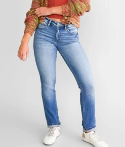 KanCan Signature Kurvy Mid-Rise Straight Stretch Jean Isla Clearance