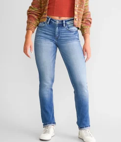 KanCan Signature Kurvy Mid-Rise Straight Stretch Jean Isla Clearance