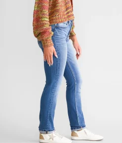 KanCan Signature Kurvy Mid-Rise Straight Stretch Jean Isla Clearance