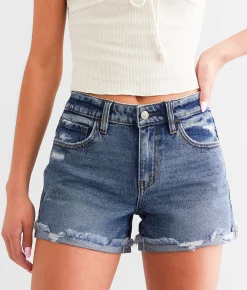 KanCan Signature Kurvy Mid-Rise Stretch Short Kim Sale