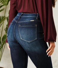 KanCan Signature Kurvy Ultra High Rise Skinny Jean Ruby Clearance