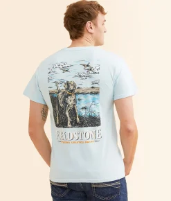 Graphic T-Shirts | Fieldstone Labrador Duck Hunt T-Shirt Chambray