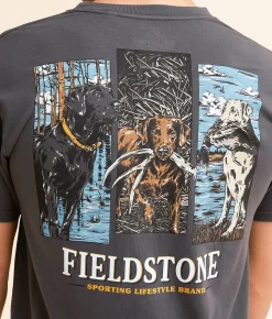 Fieldstone Labradors Hunting T-Shirt Pepper Sale