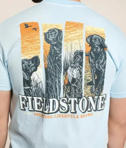 Graphic T-Shirts | Fieldstone 4 Labs T-Shirt Chambray