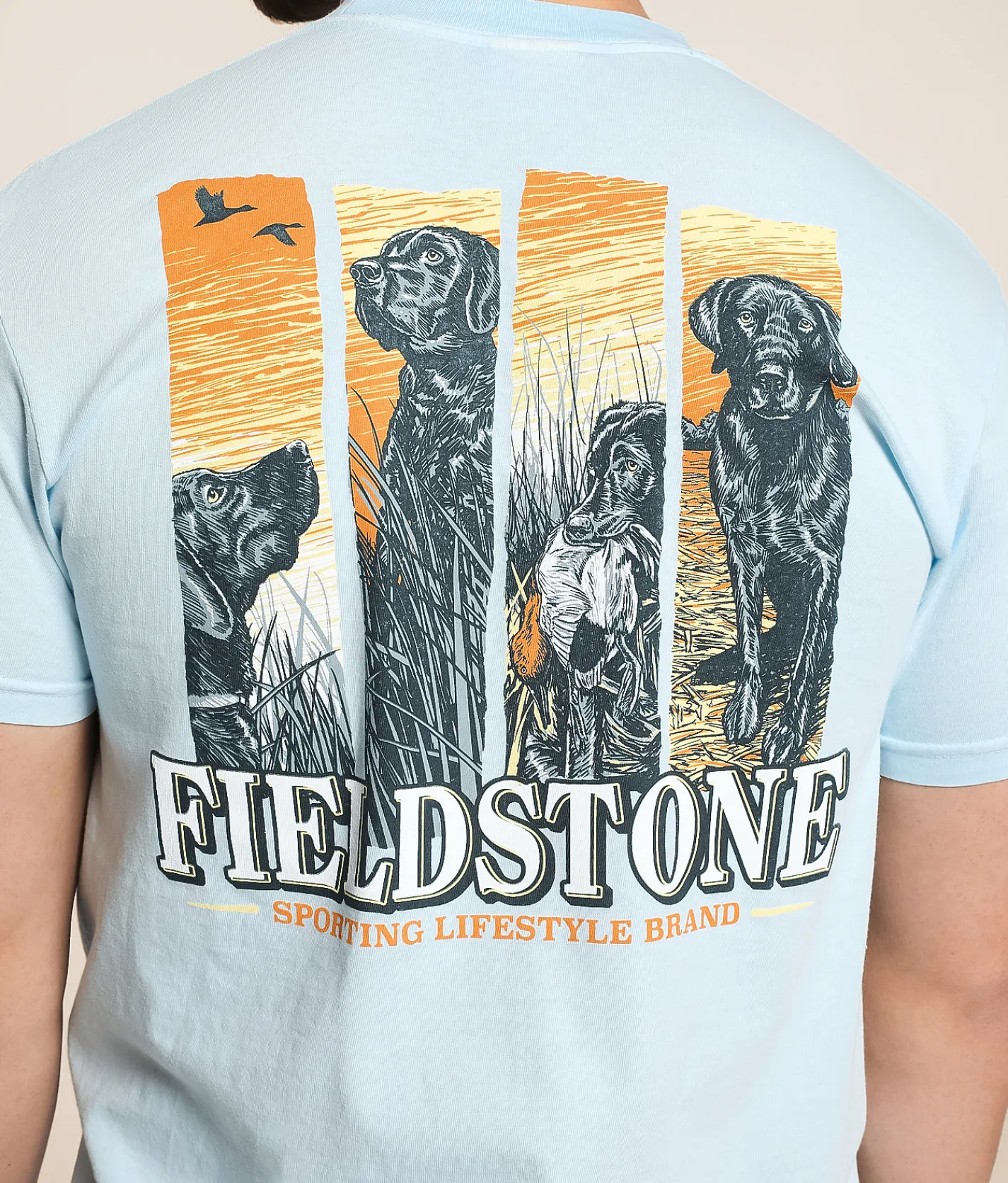 Graphic T-Shirts | Fieldstone 4 Labs T-Shirt Chambray