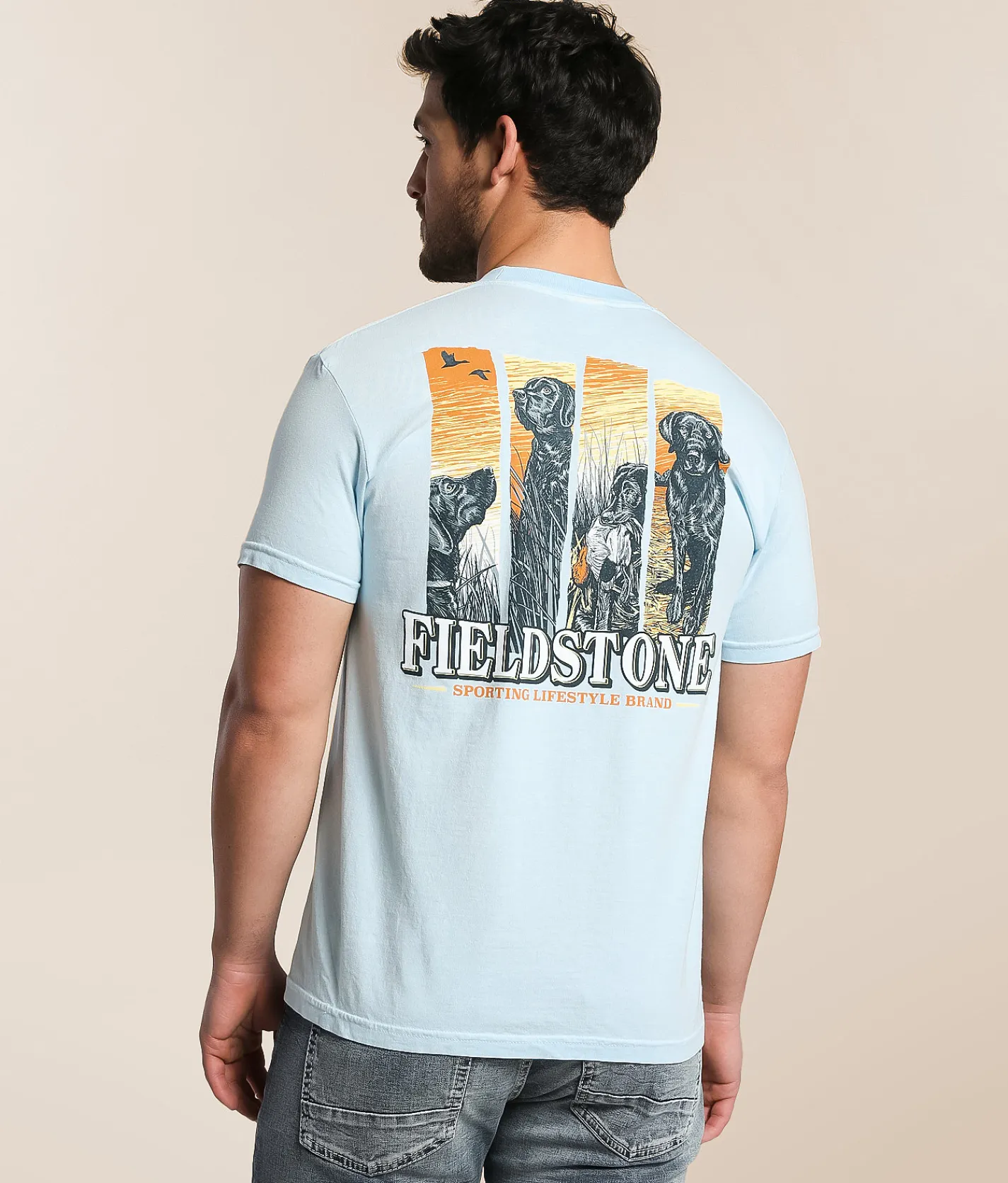 Graphic T-Shirts | Fieldstone 4 Labs T-Shirt Chambray