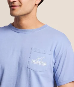 Fieldstone Lab Water Retriever T-Shirt Washed Denim