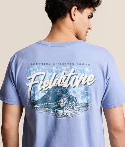 Fieldstone Lab Water Retriever T-Shirt Washed Denim