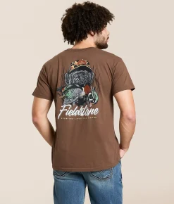Fieldstone Lab Woodie T-Shirt Rain Drum Hot