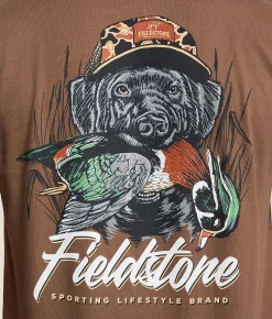 Fieldstone Lab Woodie T-Shirt Rain Drum Hot