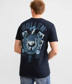 Graphic T-Shirts | Sullen Lady Luck T-Shirt Obsidian
