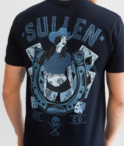 Graphic T-Shirts | Sullen Lady Luck T-Shirt Obsidian