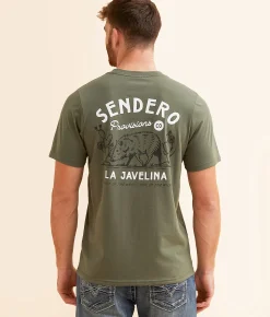 Graphic T-Shirts | Sendero Provisions Co. La Javelina T-Shirt Military Green