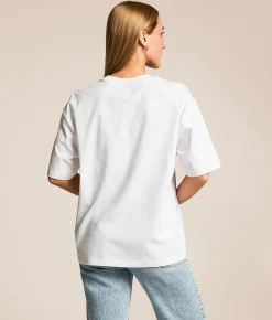 Modish Rebel Lake Como Oversized T-Shirt White Outlet