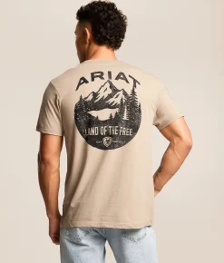 Ariat Lake Freedom T-Shirt Trench Coat Heather