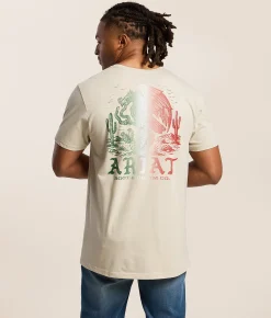 Ariat Lake Texico T-Shirt Natural Hot