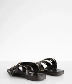 Beast Fashion Lana Studded Sandal Black