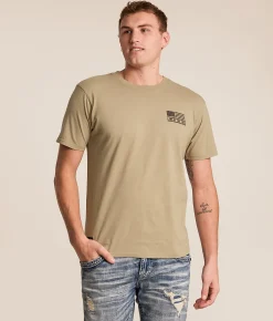 Tops|Graphic T-Shirts | Howitzer Land Of The Free T-Shirt Silver Sage