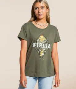 Ariat Landscape T-Shirt Artichoke Hot