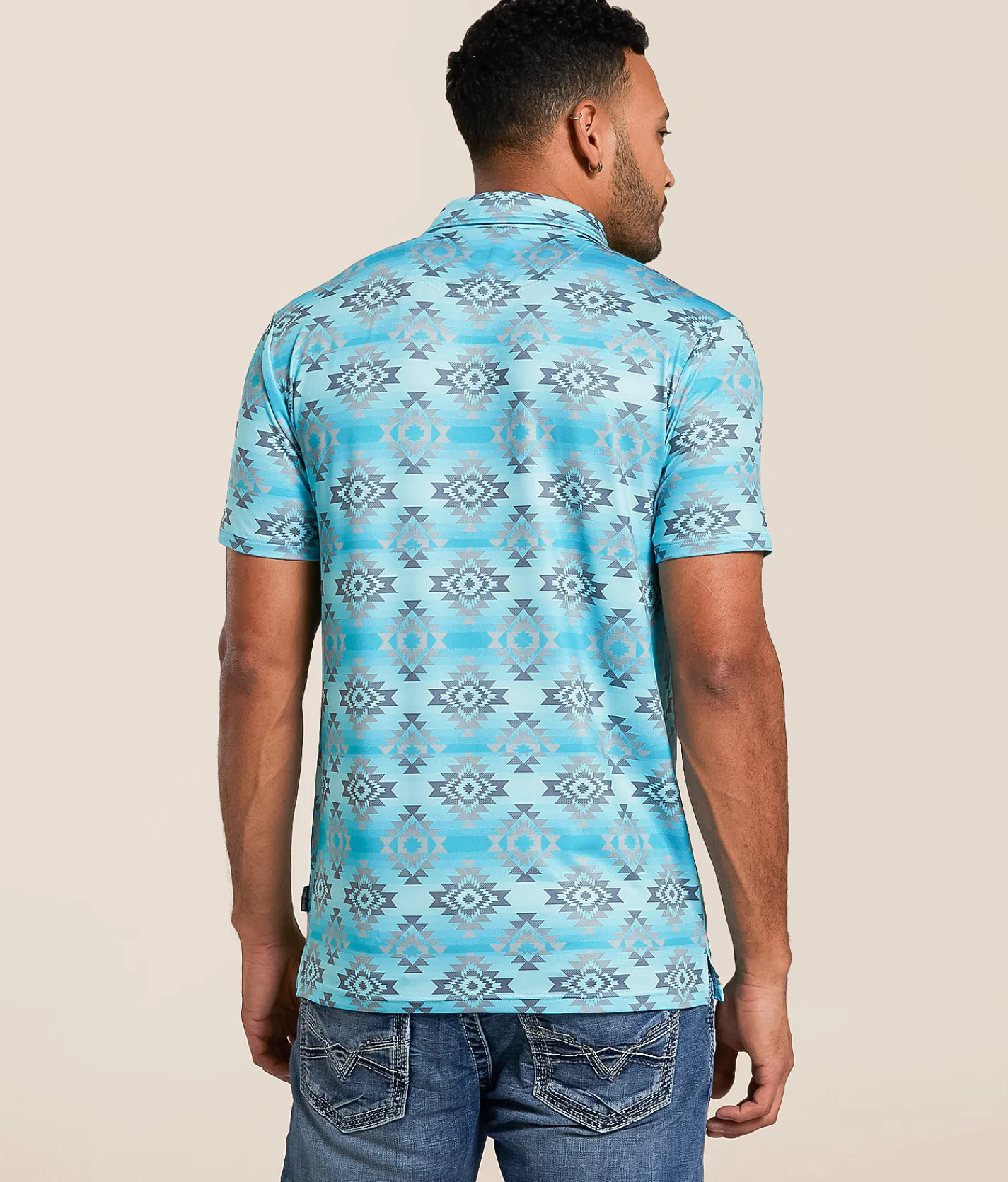 Departwest Lansdale Performance Polo Blue Hot