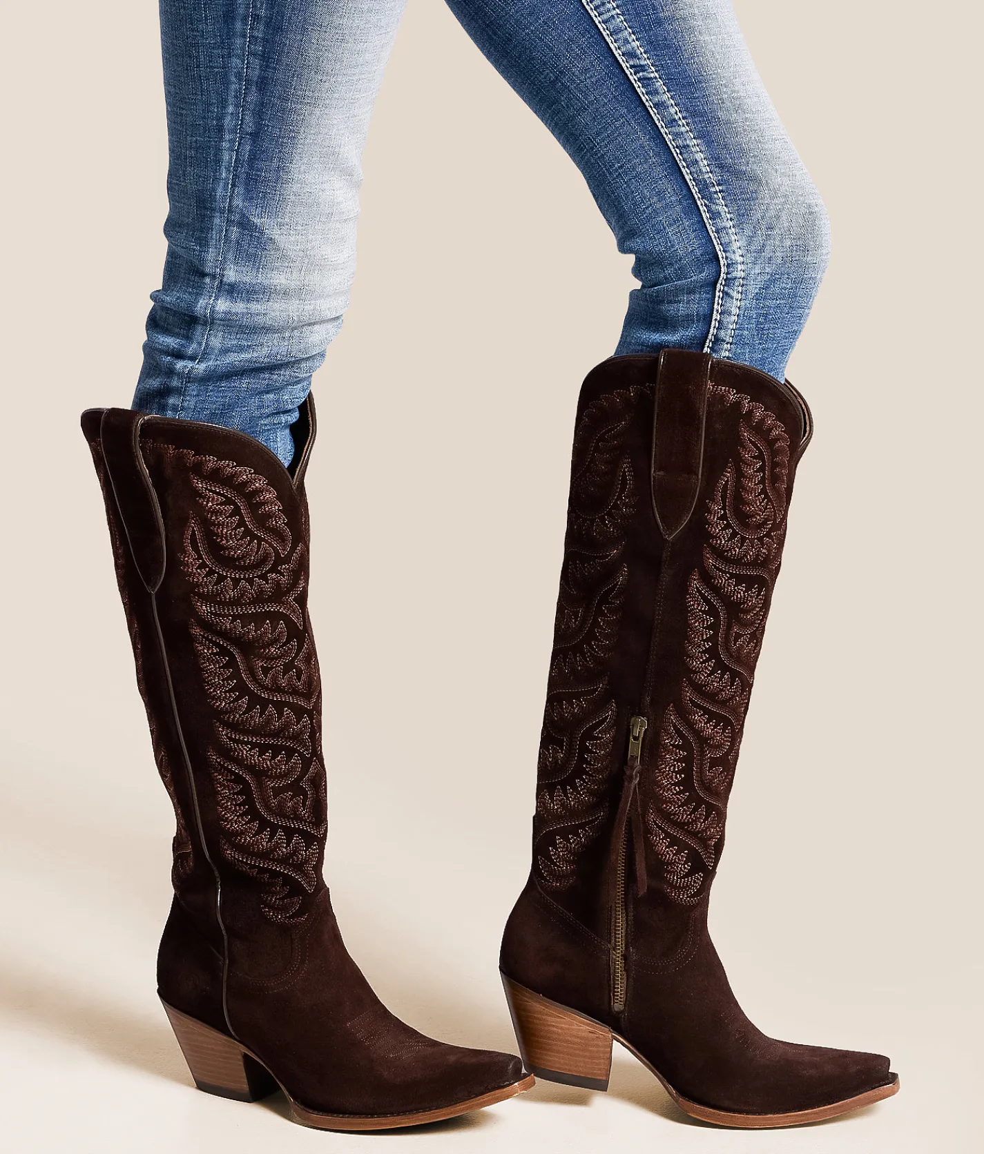 Shoes | Ariat Laramie Stretchfit Leather Western Boot French Roast