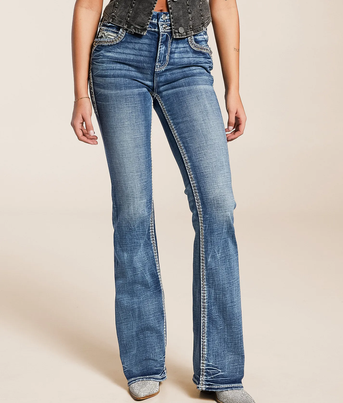 Jeans|Bottoms | Rock Revival Larose High Rise Boot Stretch Jean Larose UB200