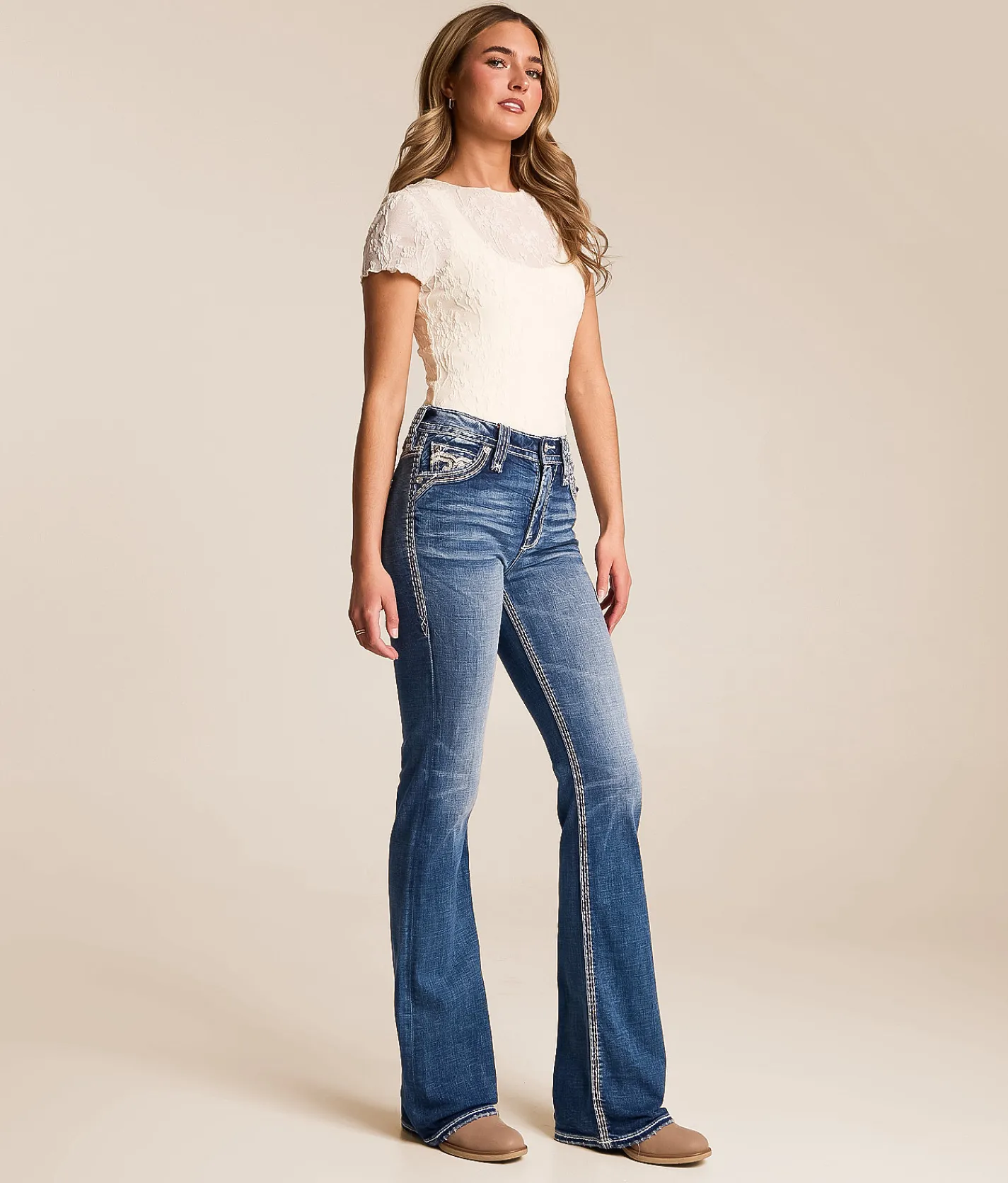 Rock Revival Larose High Rise Boot Stretch Jean Larose UB201 Sale