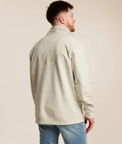 Kimes Ranch La Rue Quarter Zip Pullover Natural Hot