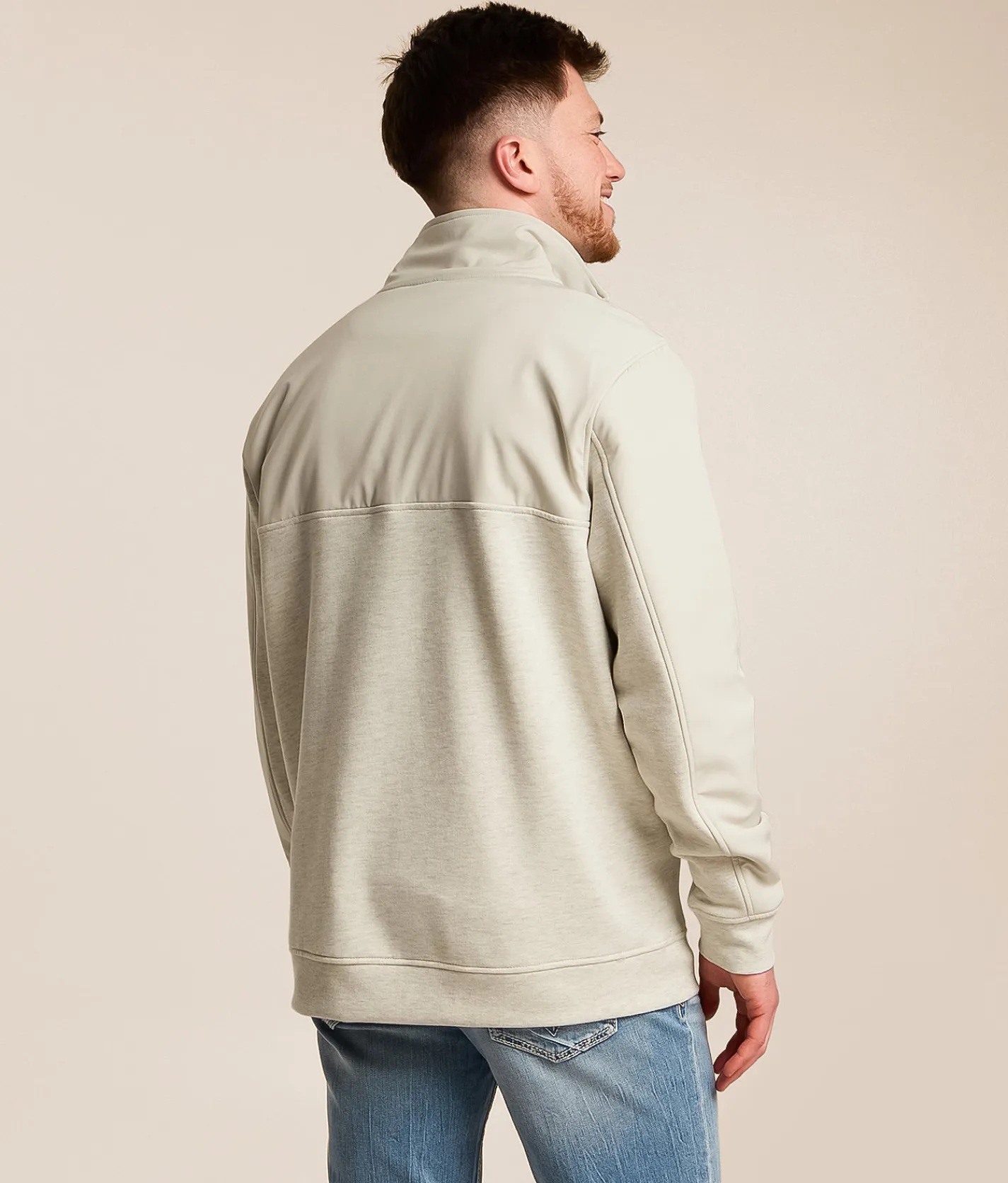 Kimes Ranch La Rue Quarter Zip Pullover Natural Hot