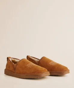 Ariat Lasso Suede Slipper Chestnut Hot