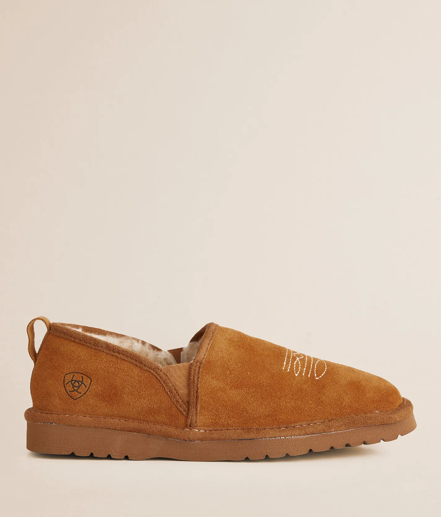 Ariat Lasso Suede Slipper Chestnut Hot
