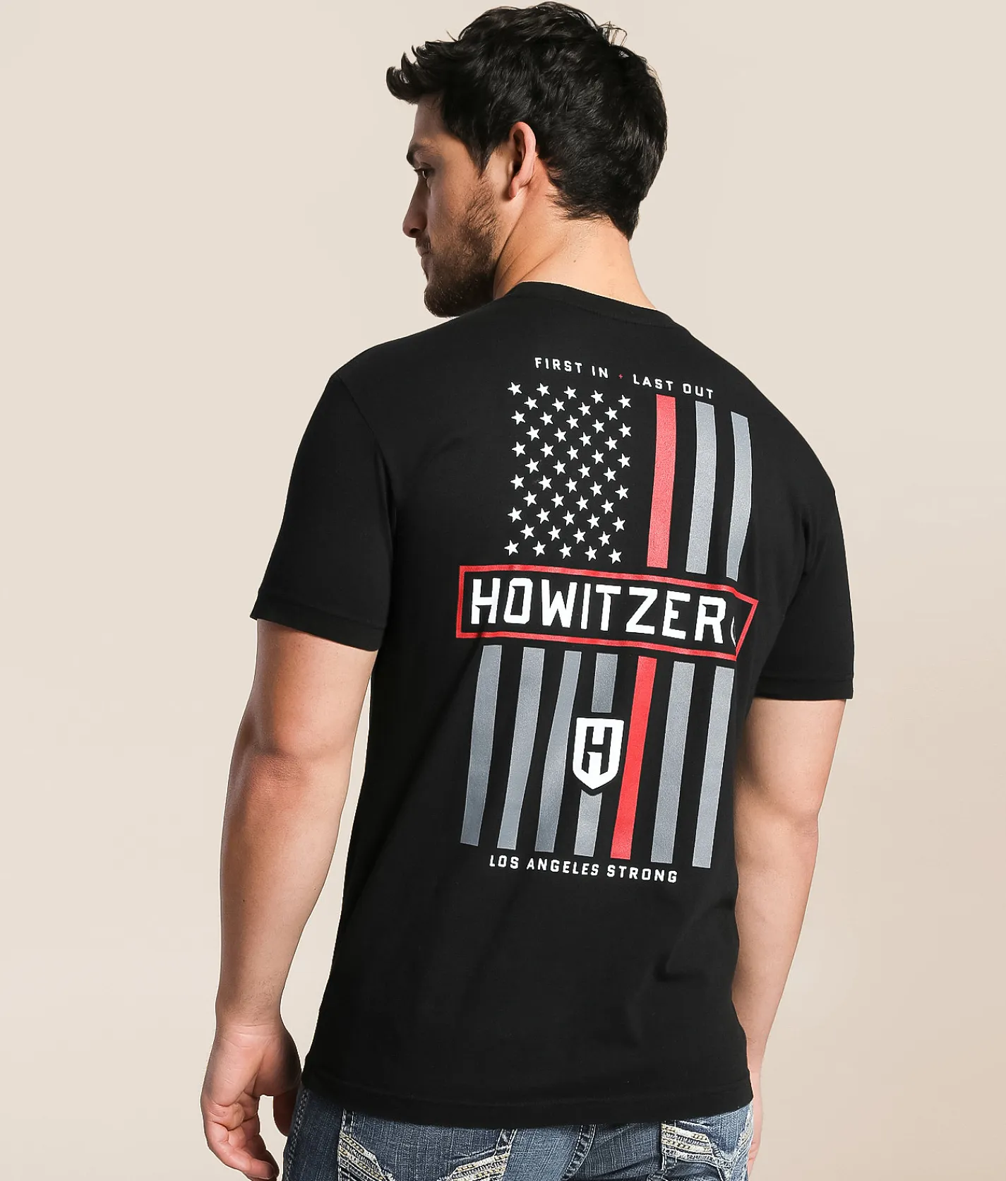 Graphic T-Shirts | Howitzer LA Strong T-Shirt Black