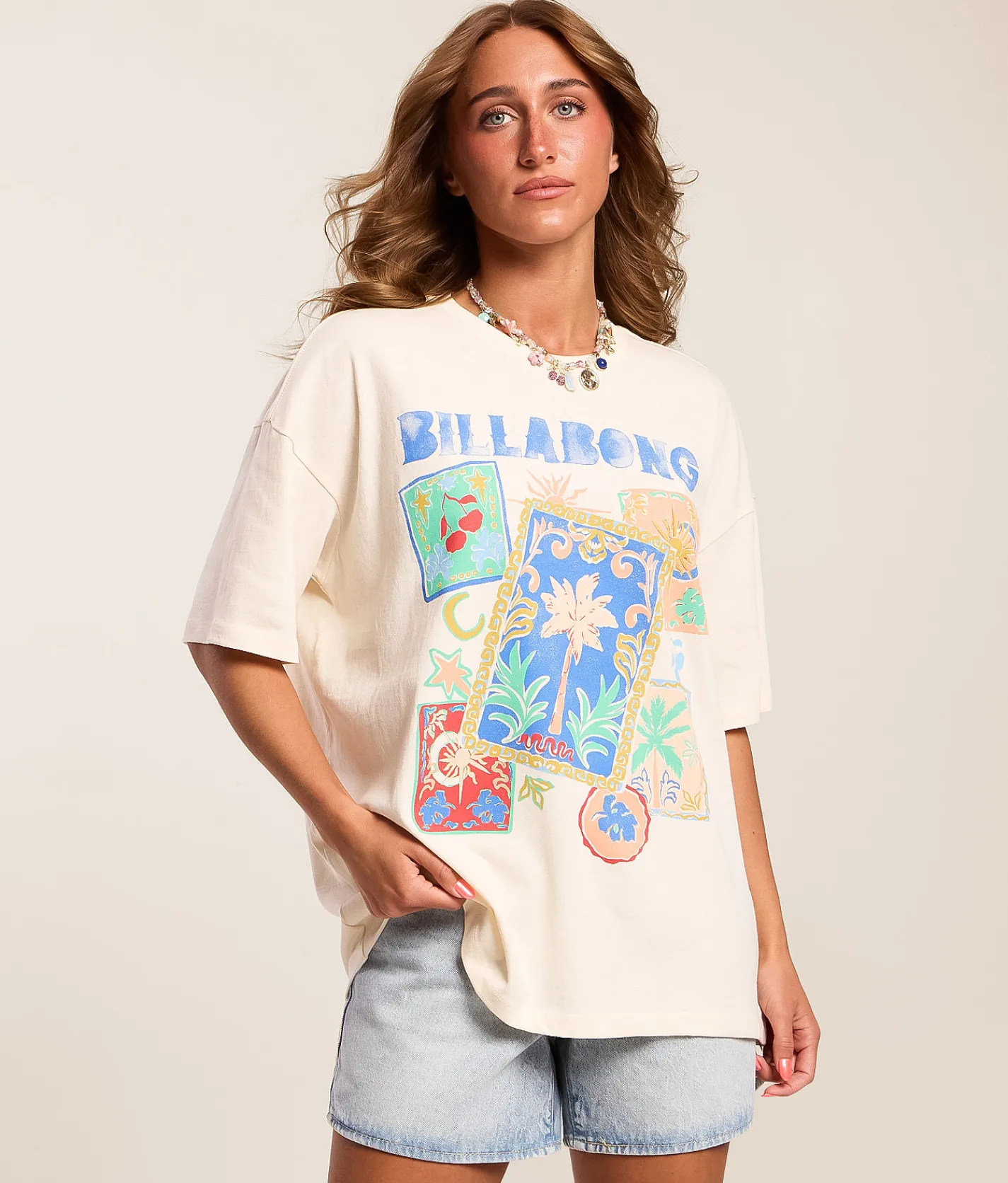 Billabong Last Sunset T-Shirt Whitecap New
